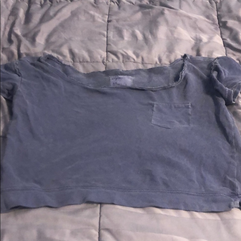 Blue crop top from American Eagle